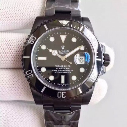 Rolex Submariner Date 116610LN JF PVD Black Dial Swiss 2836-2