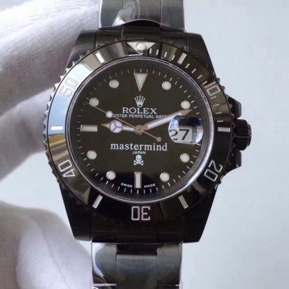 Rolex Submariner Date 116610LN Mastermind JF PVD Black Dial Swiss 2836-2