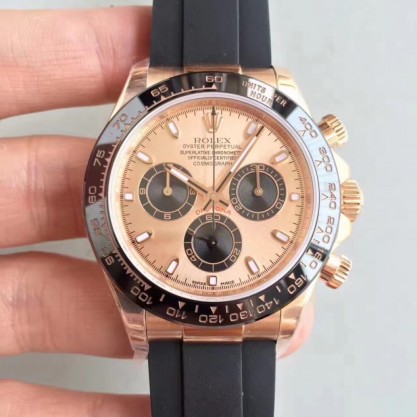 Rolex Daytona Cosmograph 116515LN N Rose Gold Rose Gold Dial Swiss 7750 Run 6@SEC