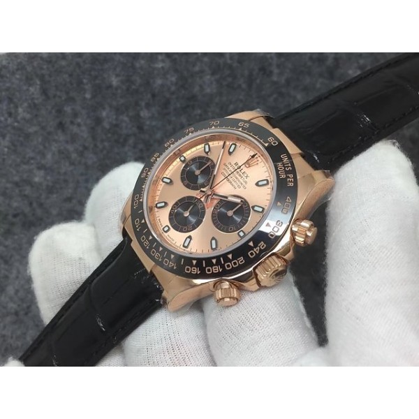 Rolex Daytona Cosmograph 116515LN JF Rose Gold Chocolate Dial Swiss 7750 Run 6@SEC