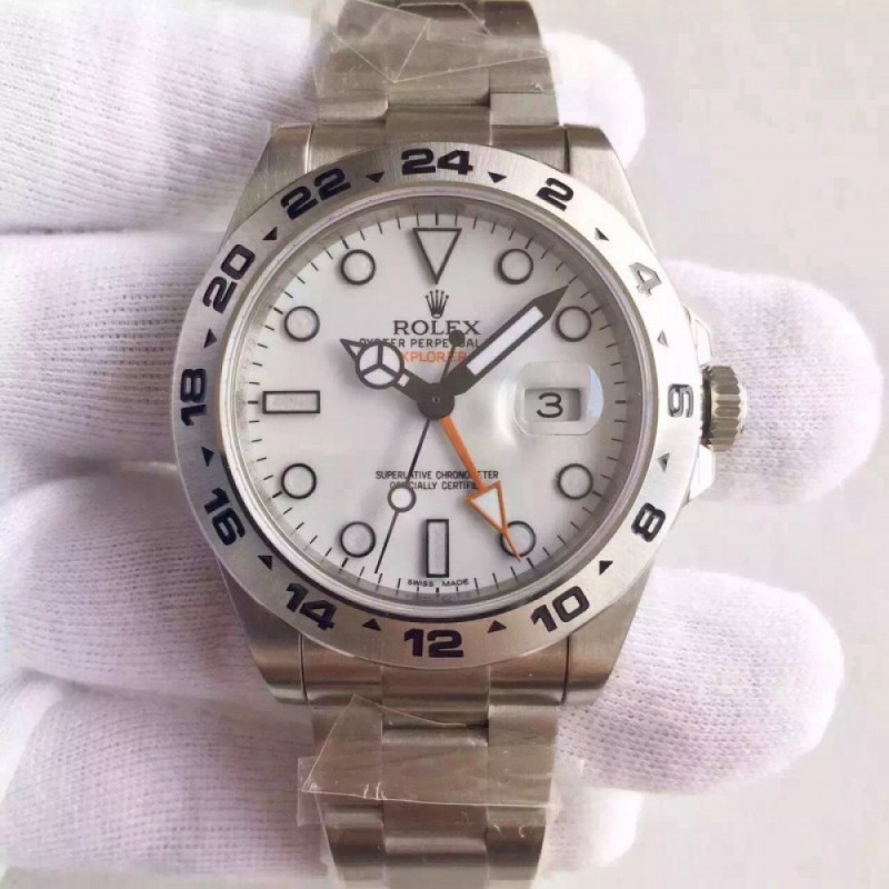 Rolex Explorer II 216570 V6S Stainless Steel White Dial Swiss 3187