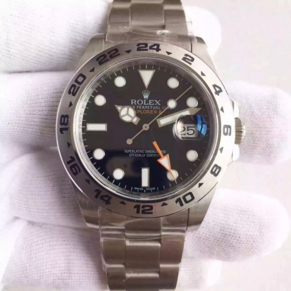 Rolex Explorer II 216570 V6S Stainless Steel Black Dial Swiss 3187