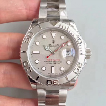 Rolex Yacht-Master 40 116622 EW Stainless Steel Grey Dial Swiss 3135