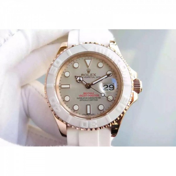 Rolex Yacht-Master 40 116655 BP Rose Gold Grey Dial Swiss 2836-2