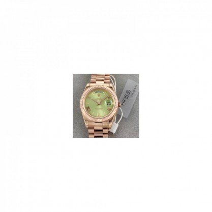 Rolex Day-Date 40 228235 40MM HK Rose Gold Green Dial Swiss 3255