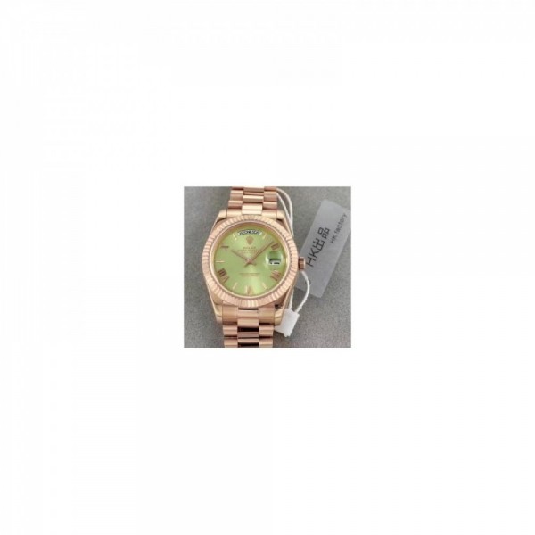 Rolex Day-Date 40 228235 40MM HK Rose Gold Green Dial Swiss 3255