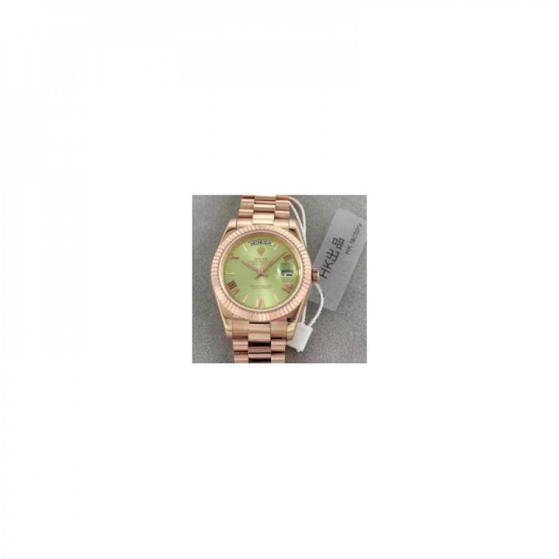 Rolex Day-Date 40 228235 40MM HK Rose Gold Green Dial Swiss 3255