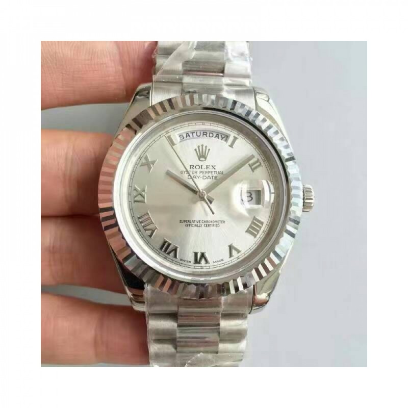 Rolex Day-Date II 218239 41MM V6 Stainless Steel Sundust Dial Swiss 2836-2