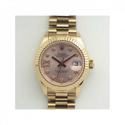 Rolex Lady Datejust 28 279165 28MM BP Rose Gold Pink Mother Of Pearl Dial Swiss 2671