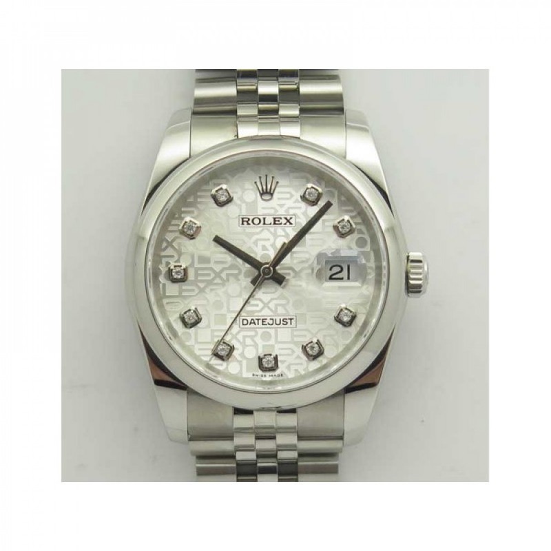 Rolex Datejust 36MM 116234 DJ V2 Stainless Steel Silver Anniversary Jubilee Dial Swiss 3135