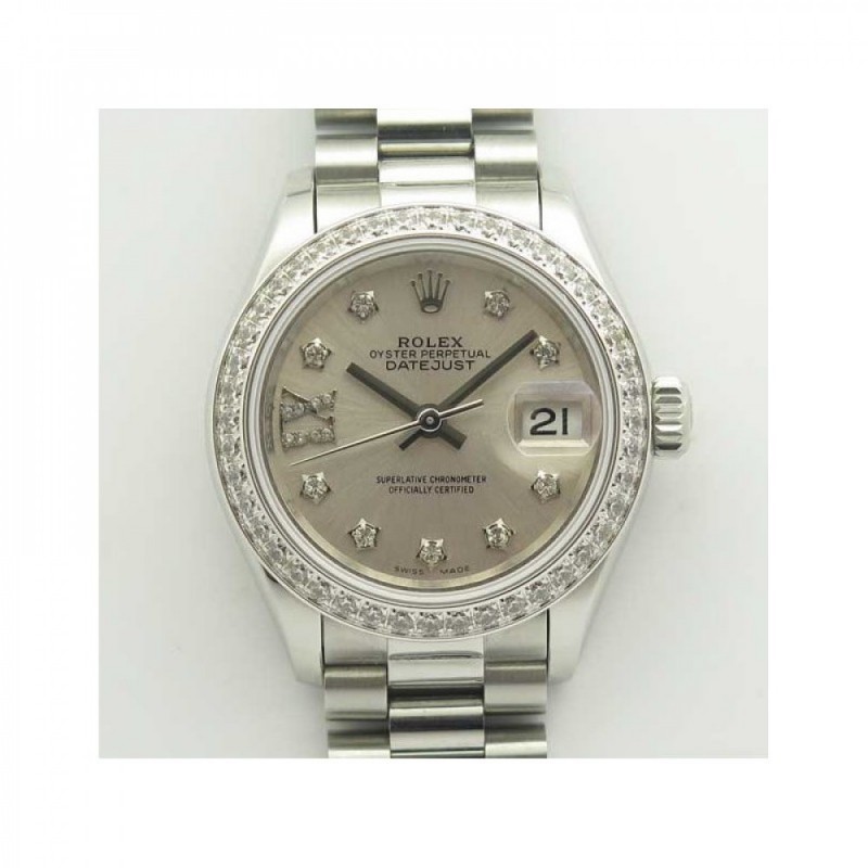 Rolex Lady Datejust 28 279136RBR 28MM BP Stainless Steel & Diamonds Silver Dial Swiss 2671