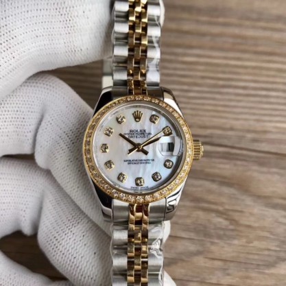 Rolex Lady Datejust 28 279383BR 28MM WF Stainless Steel & Yellow Gold Mother Of Pearl Dial Swiss 2671