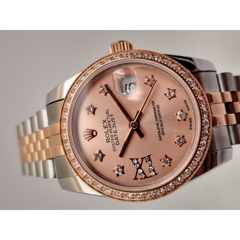 Rolex Lady Datejust 28 279381RBR 31MM WF Stainless Steel & Rose Gold Rose Gold Dial Swiss 2671