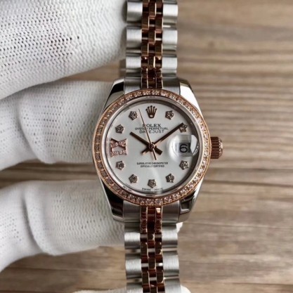 Rolex Lady Datejust 28 279381RBR 28MM WF Stainless Steel & Rose Gold Mother Of Pearl Dial Swiss 2671