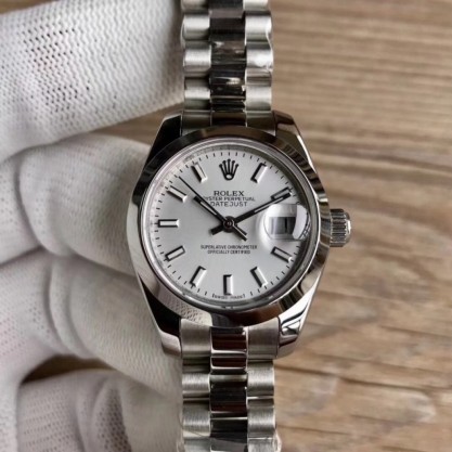 Rolex Lady Datejust 28 279160 28MM WF Stainless Steel Silver Dial Swiss 2671