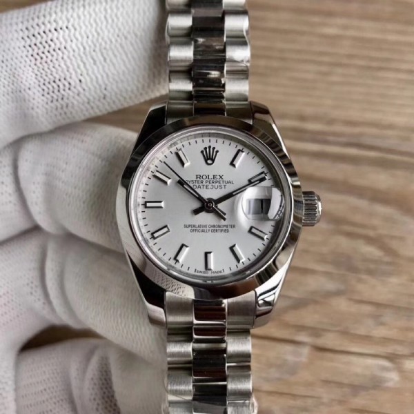 Rolex Lady Datejust 28 279160 28MM WF Stainless Steel Silver Dial Swiss 2671