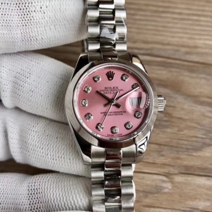 Rolex Lady Datejust 28 279160 28MM WF Stainless Steel Pink Mother Of Pearl Dial Swiss 2671