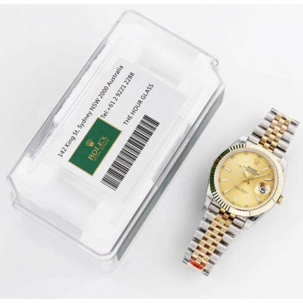 Rolex Datejust II 116333 41MM GM Stainless Steel & Yellow Gold Champagne Dial Swiss 3235