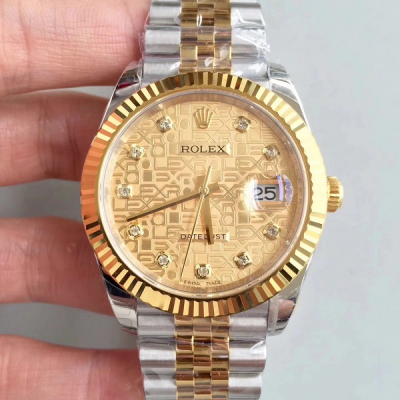 Rolex Datejust 41 126333 41MM EW Stainless Steel & Yellow Gold Rolex Replica Replica Replica Dial Swiss 3235