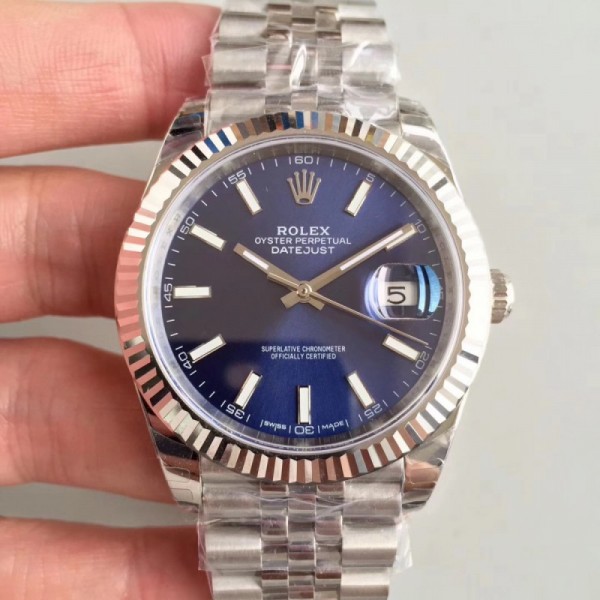 Rolex Datejust II 126334 41MM EW Stainless Steel Blue Dial Swiss 3235