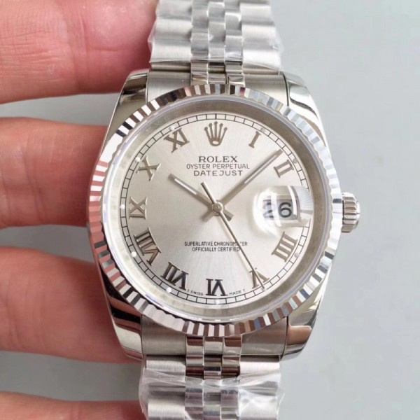 Rolex Datejust 36MM 116234 MIT Stainless Steel 904L Rhodium Dial Swiss 3135