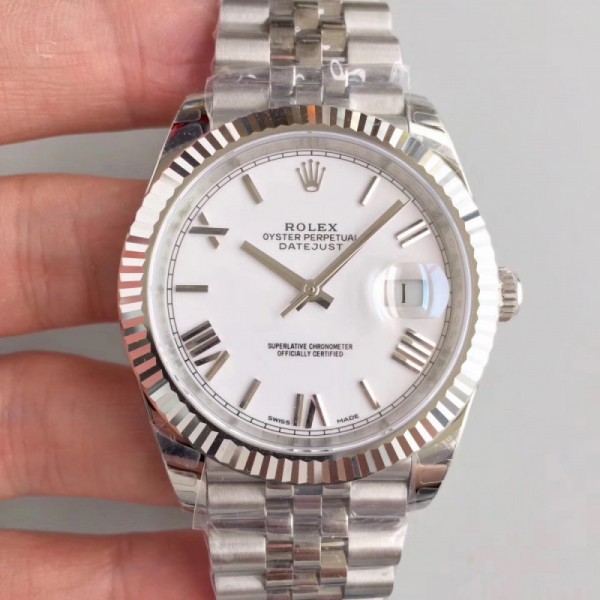 Rolex Datejust II 126334 41MM 2018 EW Stainless Steel White Dial Swiss 3235