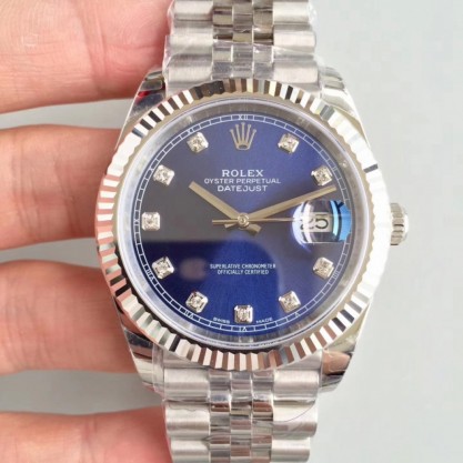 Rolex Datejust II 126334 41MM 2018 EW Stainless Steel Blue Dial Swiss 3235