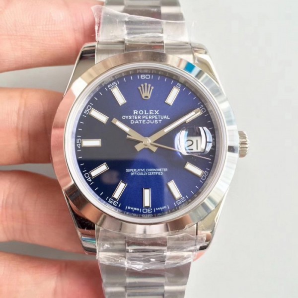 Rolex Datejust II 126300 41MM N Stainless Steel Blue Dial Swiss 3235