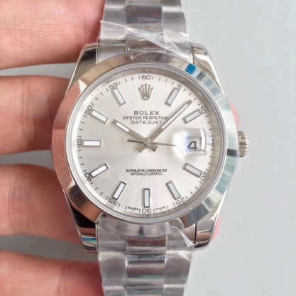 Rolex Datejust II 126300 41MM N Stainless Steel Rhodium Dial Swiss 3235