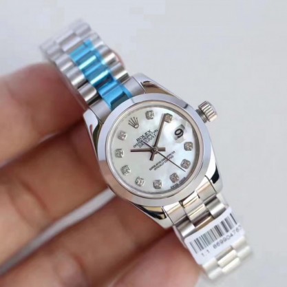 Rolex Lady Datejust 28 279166 28MM N Stainless Steel Mother Of Pearl Dial Swiss 2671