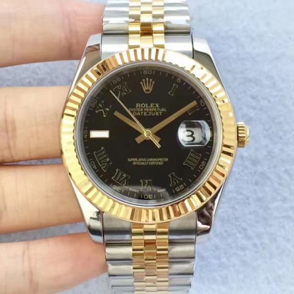 Rolex Datejust II 126333 41MM N Stainless Steel & Yellow Gold Black Dial Swiss 2836-2