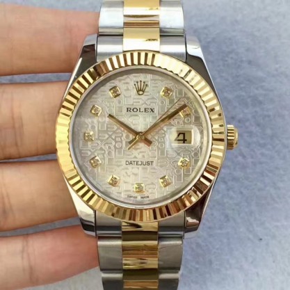 Rolex Datejust II 126333 41MM N Stainless Steel & Yellow Gold Silver Dial Swiss 2836-2