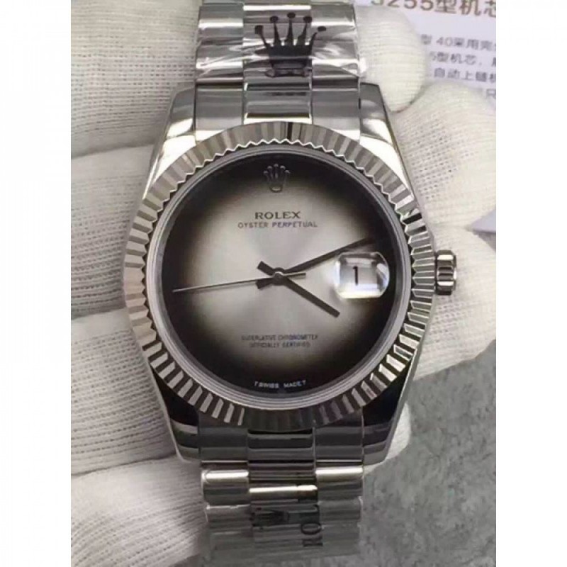 Rolex Datejust 41 Lapis Lazuli HK Stainless Steel Gray Dial Swiss 3255