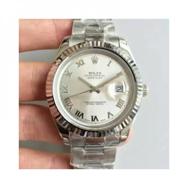 Rolex Datejust II 116334 41MM NF Stainless Steel Rhodium Dial Swiss 2836-2