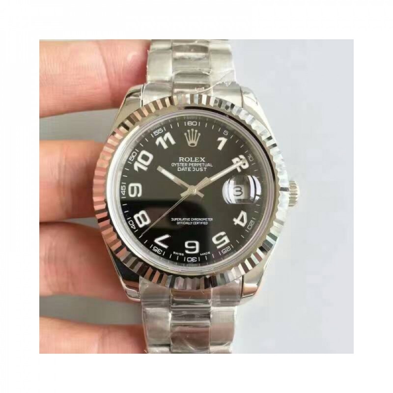 Rolex Datejust II 116334 41MM NF Stainless Steel Black Dial Swiss 2836-2