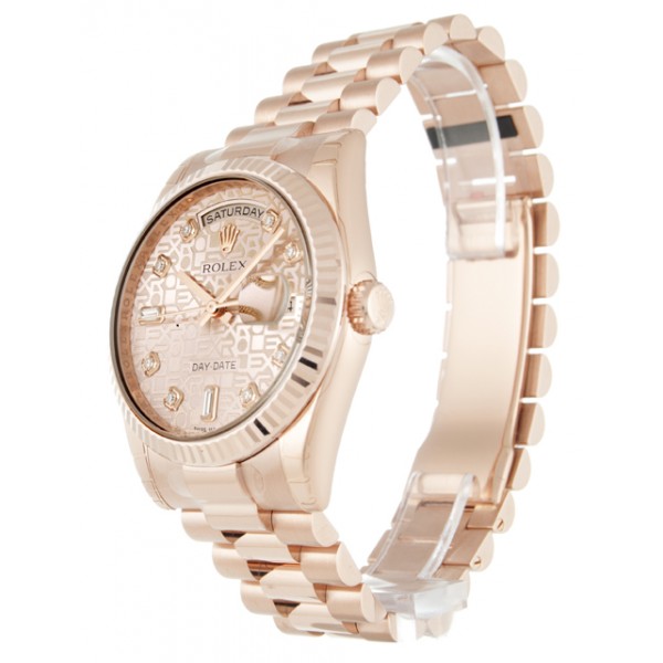 UK Rose Gold Rolex Day-Date 118235 F-36 MM