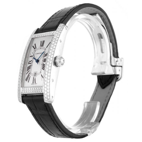 UK White Gold set with Diamonds Cartier Tank Americaine WB710002-23 MM