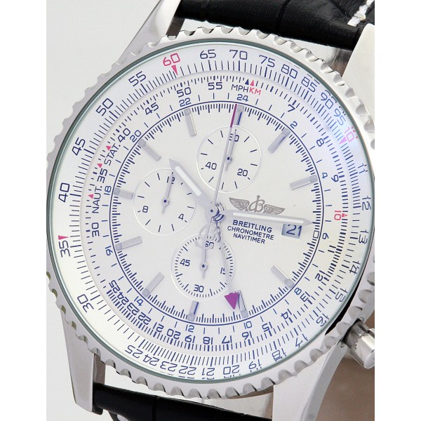 UK Steel Breitling Navitimer World A24322-46 MM