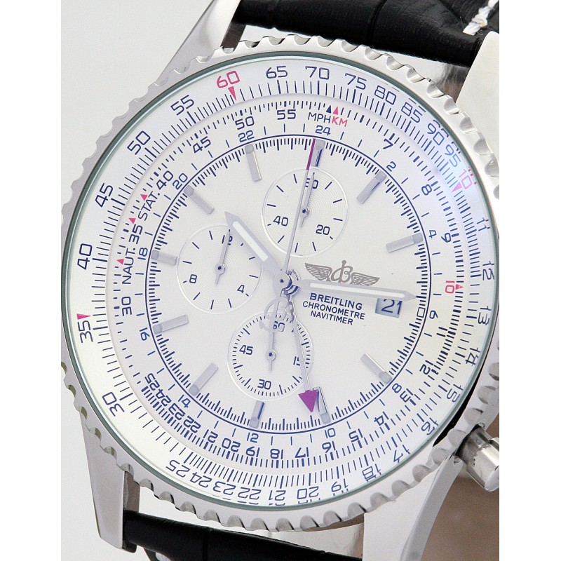 UK Steel Breitling Navitimer World A24322-46 MM