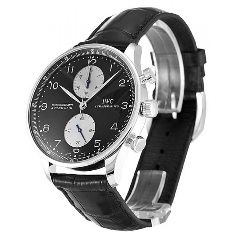 UK Steel IWC Portuguese Chrono IW371404-40.9 MM