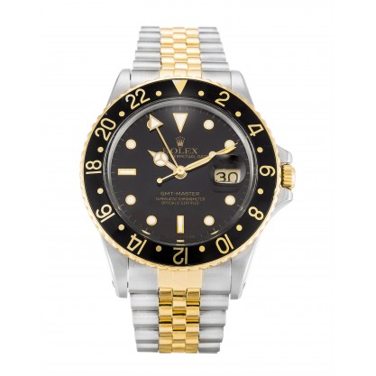 UK Yellow Gold Rolex GMT Master 16753-38 MM