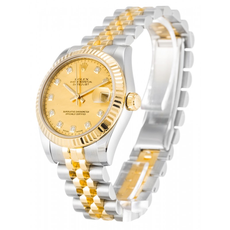 UK Yellow Gold Rolex Datejust Lady 178273-31 MM