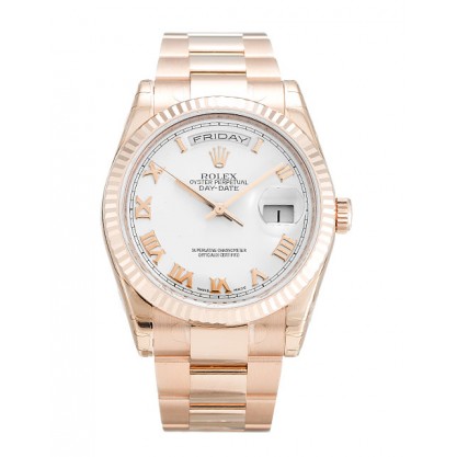 UK Rose Gold Rolex Day-Date 118235 F-36 MM