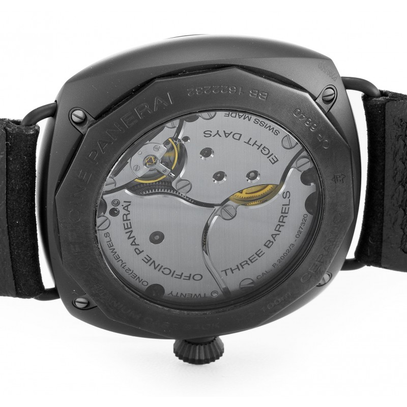 UK Black Ceramic Panerai  Radiomir Automatic PAM00384-45 MM