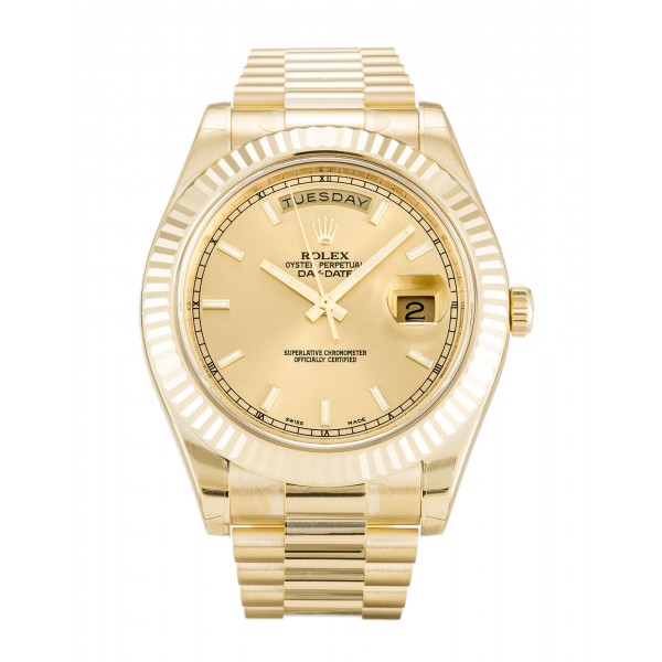 UK Yellow Gold Rolex Day-Date II 218238-41 MM