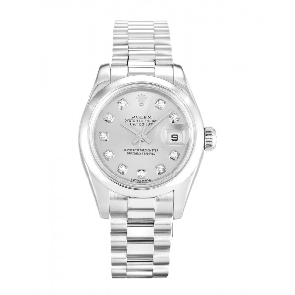 UK Platinum Rolex Datejust Lady 179166-26 MM