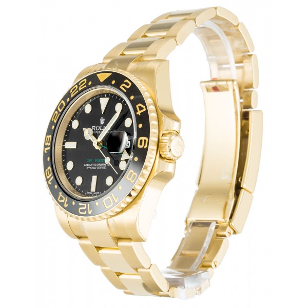 UK Yellow Gold Rolex GMT Master II 116718 LN-40 MM