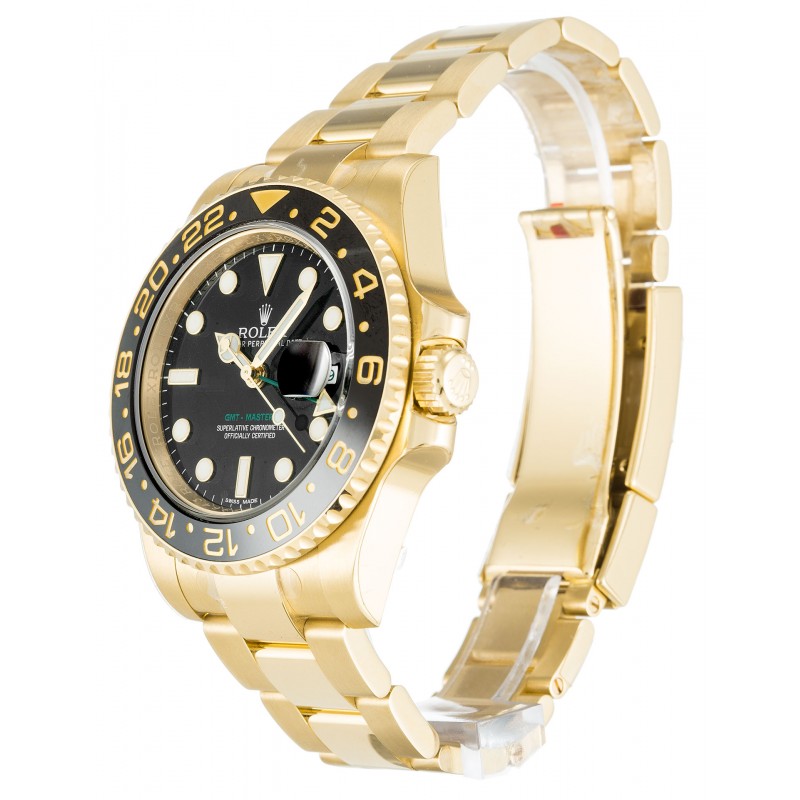 UK Yellow Gold Rolex GMT Master II 116718 LN-40 MM