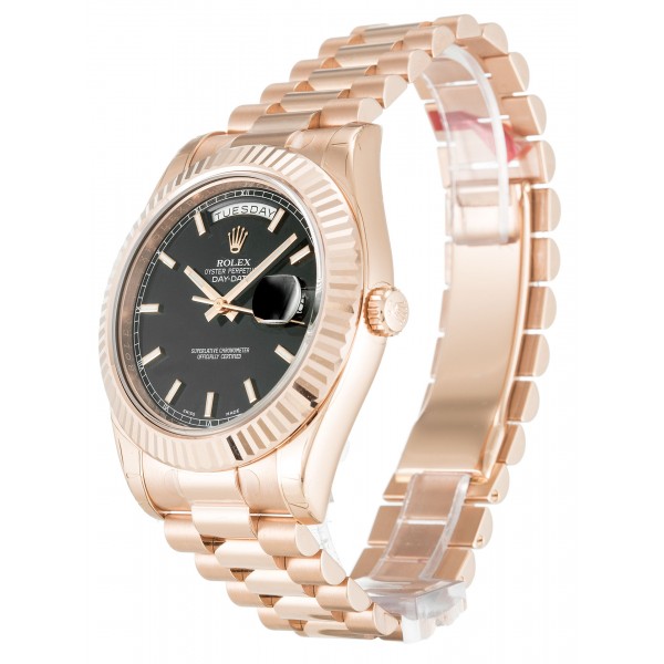 UK Rose Gold Rolex Day-Date II 218235-41 MM