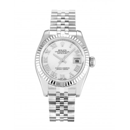 UK White Gold Rolex Datejust Lady 179174-26 MM